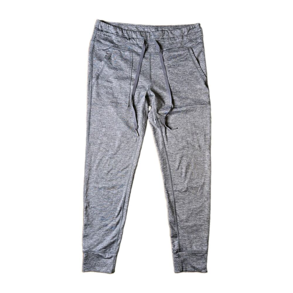 Aerie Offline Warm-Up High-Rise Leggings Gray Heathered with Pockets, Size L - Picture 3 of 8